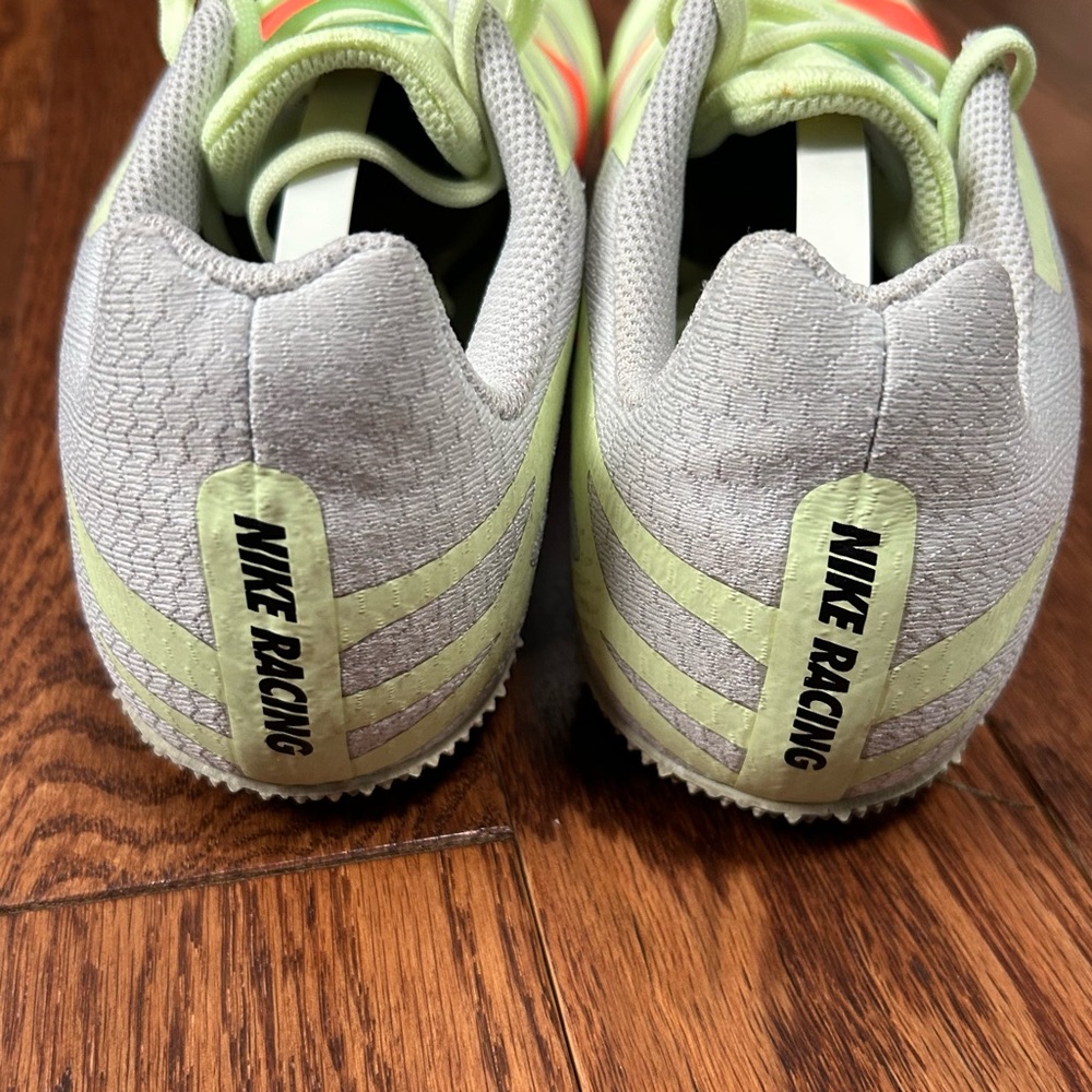 Nike Zoom Rival S 9 track spikes in the Barely Volt and Hyper Orange Size 9 - Picture 5 of 8